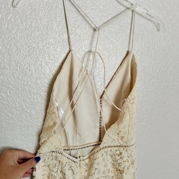 NWT NBD only yours mini asymmetric laced dress sz S - Picture 8 of 10